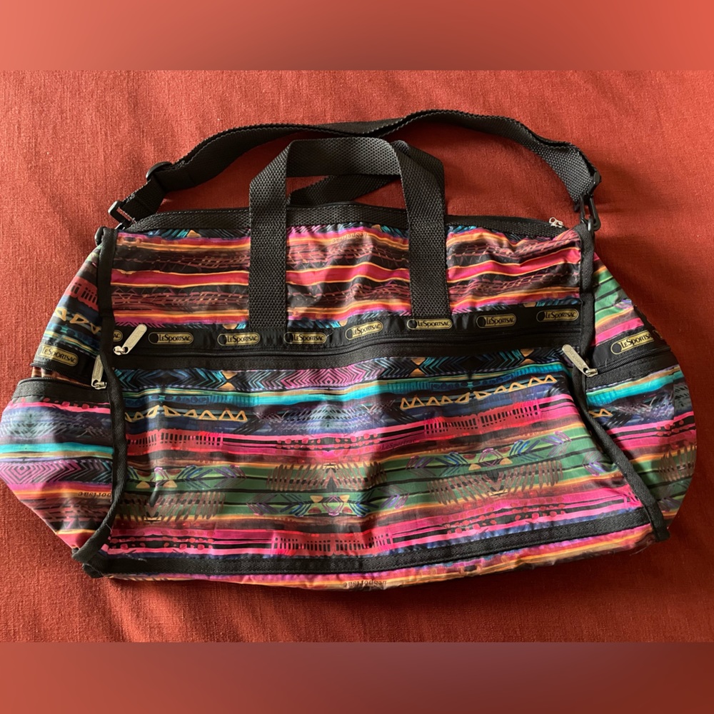 LeSportSac multicolored duffle